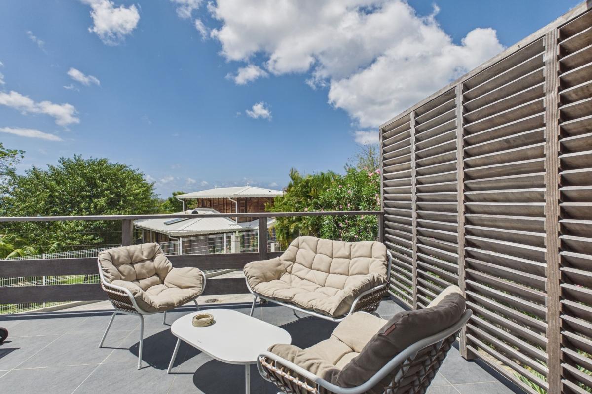 Location villa martinique 12 personnes 4 chambres - salon exterieur 2